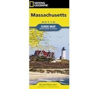 Massachusetts Map (National Geographic Guide Map)