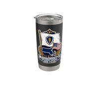 Massachusetts Stands Under One Flag Stainless Steel Insulated Tumbler