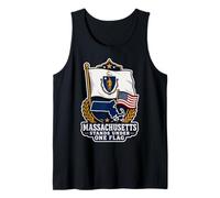 Massachusetts Stands Under One Flag Tank Top