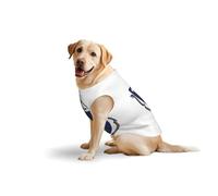 Massachusetts State Flag Soft Cotton T-Shirt Vest For Large Dogs, Print Pet Clothes Breathable Pet Pullover Tee Sleeveless Sweatshirt (3xl-5xl)