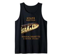 Massachusetts Territory Reptile The Garter Snake Tank Top