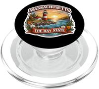Massachusetts The Bay State Souvenir Visitor Memorabilia PopSockets PopGrip for MagSafe