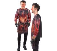 Massacre Man Kit Halloween Fancy Dress Kit Bloody Apron + Gloves Unisex