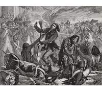 Massacre Of The Swiss 10Th August 1792 Engraved By Jonnard After De La Charlerie From Histoire De La Revolution Francaise By Louis Blanc Poster Print (17 x 13)
