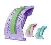 Massage Back Stretcher, Back Stretcher 3-Level Adjustable, Non-Slip Lumbar Spine Corrector Massager, Portable Backs Cracking Device - Pain-Relief and Relaxation with Magnetic Point Massage