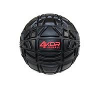 Massage Ball for Deep Tissue Myofascial Trigger Point Release, Physical Therapy, and Muscle Relief - 1 Grippy Mobility Roller Ball - 3.2 Inch Black Fireball