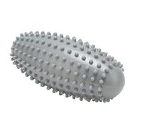 Massage Ball, Portable Size PVC Spiky Outer Layer Foot Massage Roller Light Weight for Plantar Fasciitis (Grey)