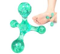 Massage Ball Roller - Handheld Trigger Point Release Tool, Deep Tissue Muscle Relief Device, Portable Multi Zone Pressure Massager, Ergonomic Recovery Aid | Neck Back Foot Use