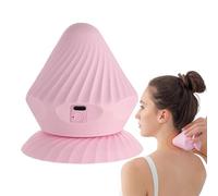 Massage Ball - Yoga Massage Ball for the Back, Electric Adsorption Fascia, 4-Level Vibration Setting, Suction Cup, Adjustable 4-Speed Yoga Exercise Massager for Arms, Legs, Waist, Neck, Ga