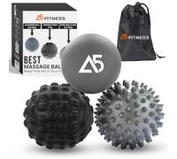 Massage Balls - Lacrosse, Trigger Point & Spiky - Perfect for Yoga, Rehab, Deep Tissue & Trigger Point Massage, Myofascial Release, Plantar Fasciitis - Sore Muscle Recovery, Overall Body Relaxation