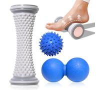 Massage Balls Set - 3-in-1 Deep Tissue Massage Tools for Muscle Pain Relief, Includes Spiky Massage Ball, Hard Peanut Massage Ball, and Massage Roller Ball, Portable Self Massage Therapy Kit