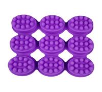 Massage Bar Soap Mold - 3D Curly Hair Scrub Brush Shape, Silicone Soap Molds, Flexible Baking Craft Mold | Easy Release DIY Chocolate Cake Pudding Candle Making Tool Dishwasher Safe Reusable Molds
