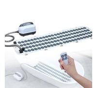 Massage Bath Mat Non-Slip Spa Mat with Inflatable Pillow & Remote Control - 6-Speed Adjustment for Ultimate Relaxation
