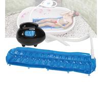 Massage Bath Mat with Ozone & Warm Air, Waterproof Non-Slip Bubble Mat, 3 Speed Adjustment, Portable Spa with Remote Control for Muscle Relief