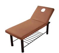 Massage Bed Cover 70x190cm Massage Table Bed Fitted Sheet Elastic Full Cover Rubber Band SPA Treatment with with Face Breath Hole(C)