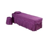 Massage Bed Cover Beauty Bed Cover Massage Therapy Diagnosis Sheet Opening Fumigation Foot Bath(2-01,190x70cm)