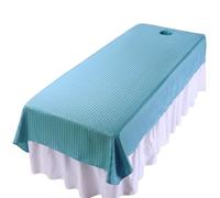 Massage Bed Cover Reusable Beauty Massage Table Cover Spa Bed Salon Couch Sheet with Face Hole Polyester Cotton Anti-Wrinkle Sheet(Type 4)