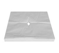 Massage Bed Cover with Face Hole, 200PCS 16x16" Disposable Massage Table Cover with X-Shaped Hole, Beauty Bed Cover Beauty Couch Covers