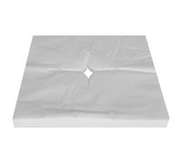 Massage Bed Cover with Face Hole, 200PCS 16x16" Disposable Massage Table Cover with X-Shaped Hole, Soft Non-Woven Beauty Bed for SPA Salon Tattoo..