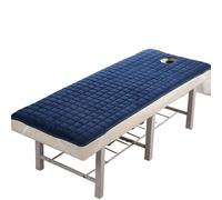 Massage Bed Mattress Beauty Mattress with Holes/Without Holes Massage and Tuina Physiotherapy Non-Slip Thin Salon(Blue Thin W Hole,190cm70cm)