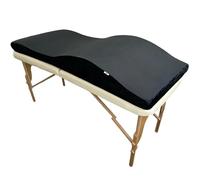 Massage Bed Mattress Curvy Massage Bed Topper High Density Foam Cushion with Soft Touch Short Plush Salon for Salon