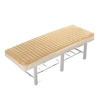 Massage Bed Mattress Mattress for Massage Table Bed with Hole, Beauty Salon Pad, Non-Slip Cushion, Lamb Velvet Thickening for Beauty Salon(Camel Thin No Hole,Square 180cm60cm)