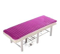 Massage Bed Mattress Mattress for Massage Table Bed with Hole, Beauty Salon Pad, Non-Slip Cushion, Lamb Velvet Thickening for Beauty Salon(Purple Thin No Hole,Square 180cm70cm)