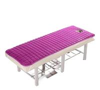 Massage Bed Mattress Mattress for Massage Table Bed with Hole, Beauty Salon Pad, Non-Slip Cushion, Lamb Velvet Thickening for Beauty Salon(Purple Thin W Hole,Square 190cm80cm)