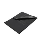 Massage Bed Sheet Waterproof Bed Leather Sheet PVC SPA Pad Massage Mat Mattress Cover(Thin-Black,130x220cm)