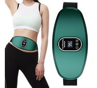 Massage Belt - 9.45 Inches Abdominal Slimming Device | Wireless Fitness Toning System - Battery Powered Waist Trainer with LCD Touch Screen 6 Adjustable Levels Motor Design Created to Support Mus