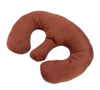 Massage Breast Pillow, Beauty Salon Spa Chest Support Pillow, Soft Cushion Face Massage (Dark Brown)