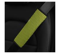 Massage Breathable Mesh Car Shoulder Guard Cover Interior Safety Belt Decorative Item Front Bumper Grille(Ligte green)