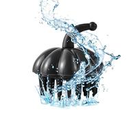 Massage Brush - Hair Tool Organizer for Dressing Table | Soft Silicone Bristles with Comfortable Handle, Scalp Massager Comb, Bath Accessory for Men Women Kids Home Travel Spa Use