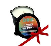 Massage Candle - Scented and Flavored for Couples, Soy Wax Relaxing Aromatherapy for Hot Pour Oil Therapy, TikTok Trend, Spa Essentials (Smokey Vanilla)