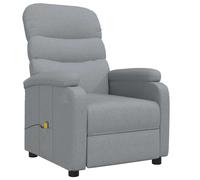 Massage Chair - Cool Dark Grey Fabric vidaXL