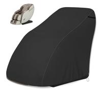 Massage chair cover, Upgraded 600D Heavy Duty Oxford Cloth, UV Protection & Windproof, Waterproof zero gravity massage chair cover Replacement Fits up to 63W x 39.5D x 55.5H inches (Black)