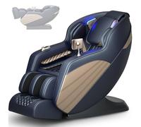 Massage Chair Featuring 8 Massage Modes, ergonomically Designed for Living Rooms and bedrooms, with Adjustable Intensity.(Blue)