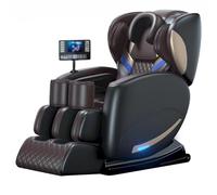 Massage Chair Full Body Massage Chair Zero Gravity Massage Chair Extended SL-type Massage Track Closely Fit The Human Body Curve Kneading Massage Whole Body Effective Relief Of Body Fatigue(Black)