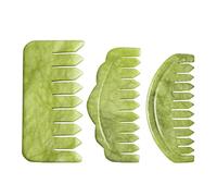 Massage Comb Massager for Head Nature Jade Comb Massage Spa Acupuncture Point Head Relaxation Beauty Tool,Type 7