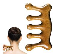 Massage Comb, Wide Tooth Detangling Head Massage Grooming Tool, Scalp Massager Comb, for Neck Shoulders Hands Arms Calves Thighs Relaxation
