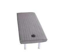 Massage Couch Cover Thicken Massage Table Fitted Bed Sheet, SPA Cover, Bedspread with Hole(Light Grey,180x60 cm)