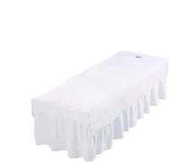 Massage Couch Cover Velvet Beauty Salon Bed Sheets SPA Massage Table Cover Bedspread Soft with/no Hole(Color 2,120x200cm with Hole)