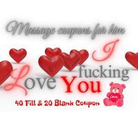 Massage Coupons For Him, Dirty Fun Ideas For Sexual Adventures in the Bedroom: Hot, & Naughty Vouchers Book To Fire Up Horny Life in Bed, Great Sex ... Christmas Valentine's Easter Gift Day Adults