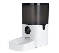 Massage Cushion 6L Smart Automatic Pet Feeder Visible Cover Pet Dog Cat Food Dispenser Remote Control APP Timer Video/WiFi/Button Version(Color : Button Version) (Video Version)