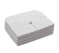 Massage Face Cradle Cover 100 Pieces Soft U Shaped Non-woven Fabric Sheet | Massage Table Headrest Covers for Spa Clinic Hospital Chiropractor Wellness Center Beauty Salon Client Patient