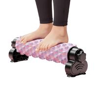 Massage fascia roller, deep muscle roll stretch with suction cup, foam roller for the body with holder, for home gym, pilates, fitness, workout and after sports training