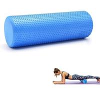 Massage Foam Roller for Muscle Therapy. Pilates and Yoga Roller. Fitness Foam Roller. Foam Cylinder for Pain Relief, Home Training and Gym Workout. 45x15cm