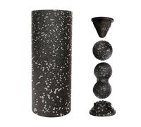 Massage Foam Roller Set, Deep Tissue Exercise Wheel, 14.5x6x6 Inches, Lightweight Textured Surfaces, Travel-Friendly Design, Non-Slip Muscle TherapiesTool for Gym Yoga Pilates Recovery