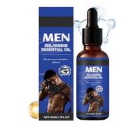 Massage Gel for Men, Hydrating Body Relaxation Oil, 30ml for Couples Smooth Warming Personal Care Moisturizer Lightweight Comfort Formula Romantic Massage for Husband Boyfriend Daily Self Care