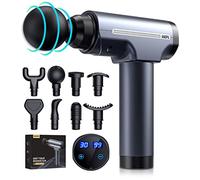 Massage Gun - 30 Speeds Deep Tissue Massager With 8 Heads, 3500rpm for Pain Relief Recovery, Quiet Handheld for Neck Back Relaxation, Gifts for Men Women